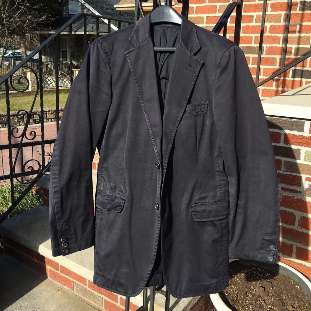 PRADA blazer deep navy blue size 38R (48R euro)